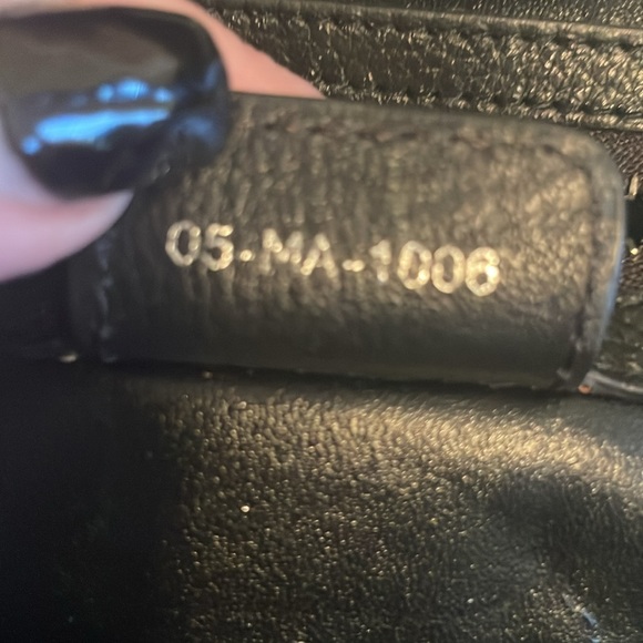 CHRISTIAN DIOR Authentic Black Large Frame Pocket Satchel Bag - Picture 12 of 12